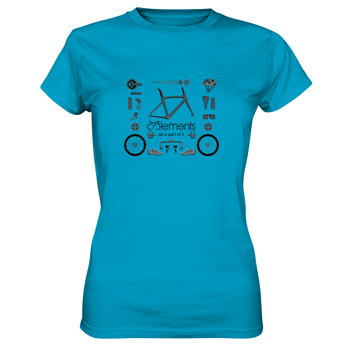 Be a part of it - Ladies Premium Shirt - Cyclements