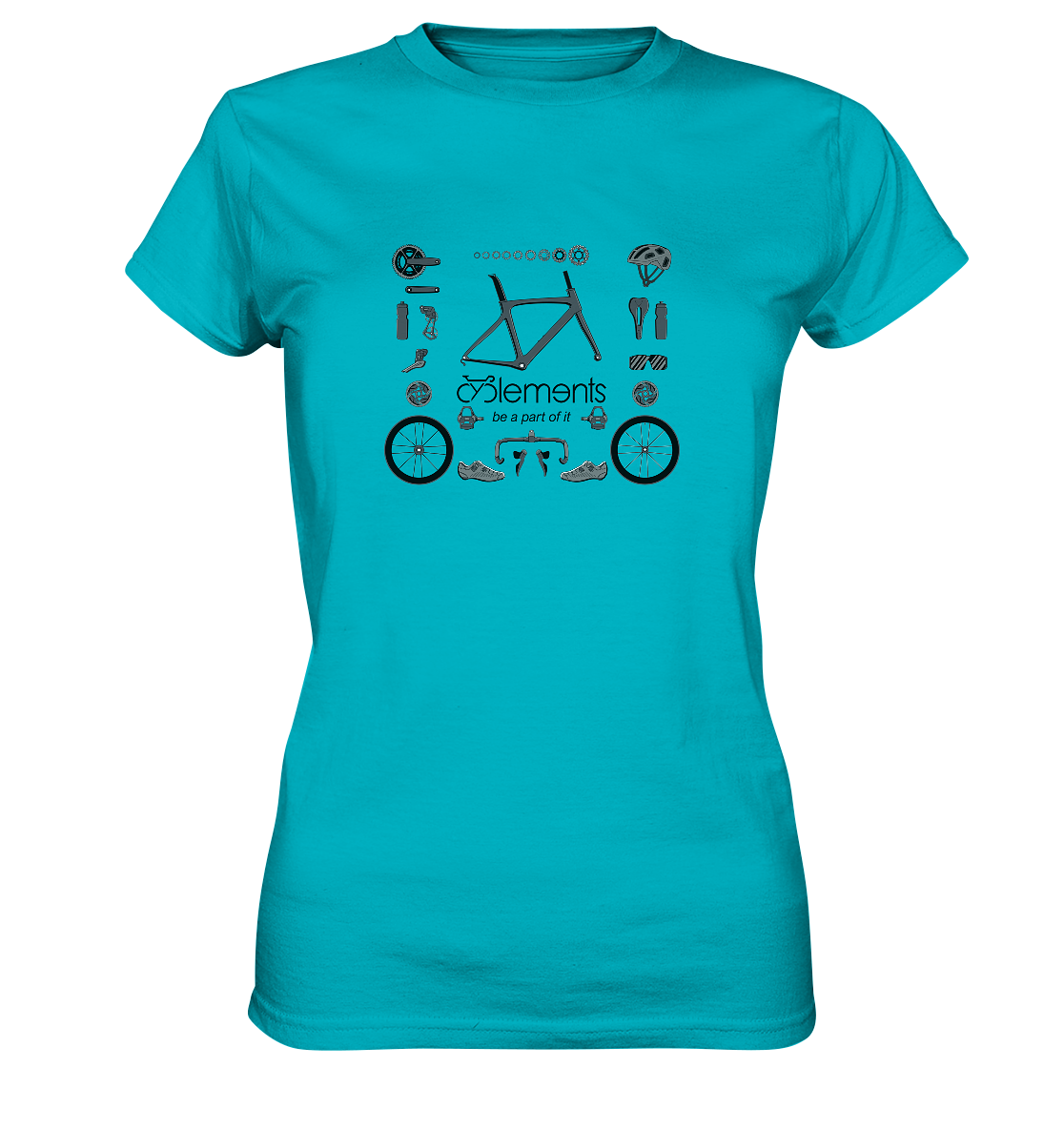 Be a part of it - Ladies Premium Shirt - Cyclements