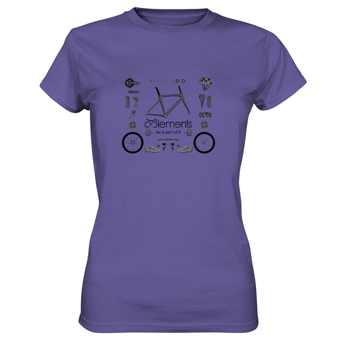 Be a part of it - Ladies Premium Shirt - Cyclements