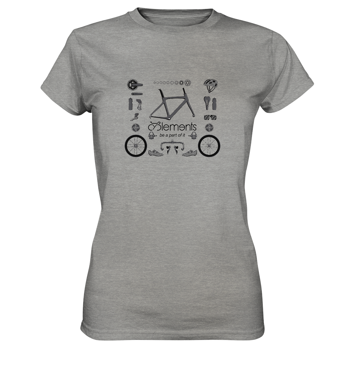 Be a part of it - Ladies Premium Shirt - Cyclements
