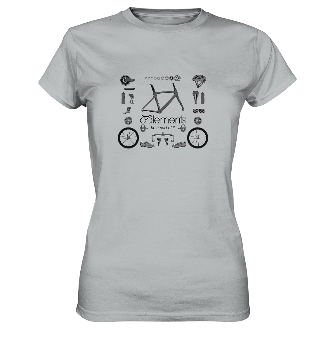 Be a part of it - Ladies Premium Shirt - Cyclements