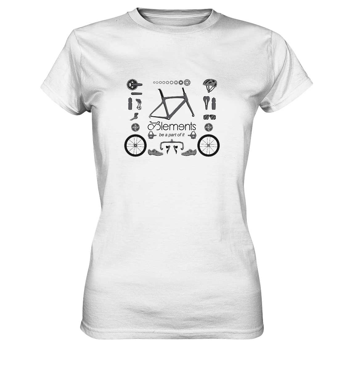 Be a part of it - Ladies Premium Shirt - Cyclements