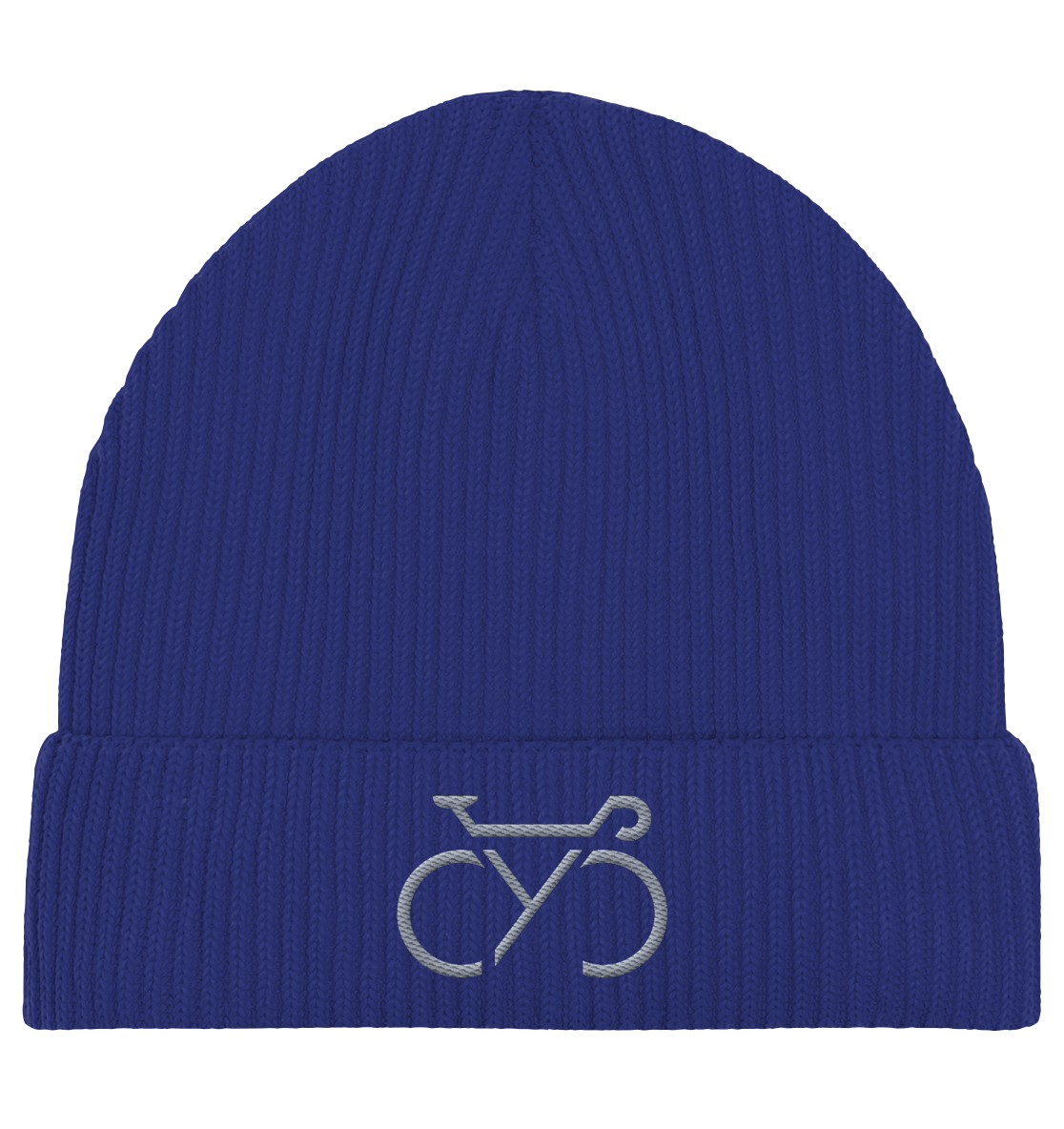 Bestickte CYC Fisherman Beanie silber