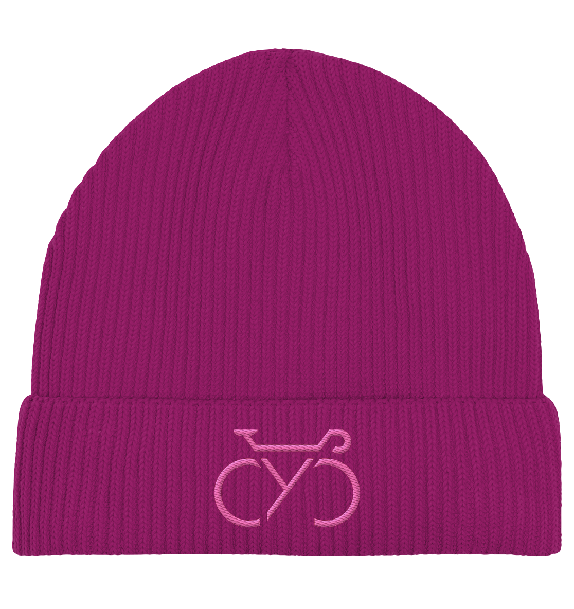 Bestickte CYC Fisherman Beanie pink