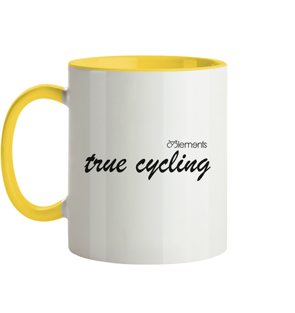 need money for bikes - Tasse zweifarbig - Cyclements