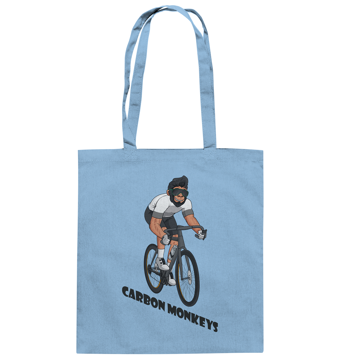 Carbon Monkey Baumwolltasche - Cyclements