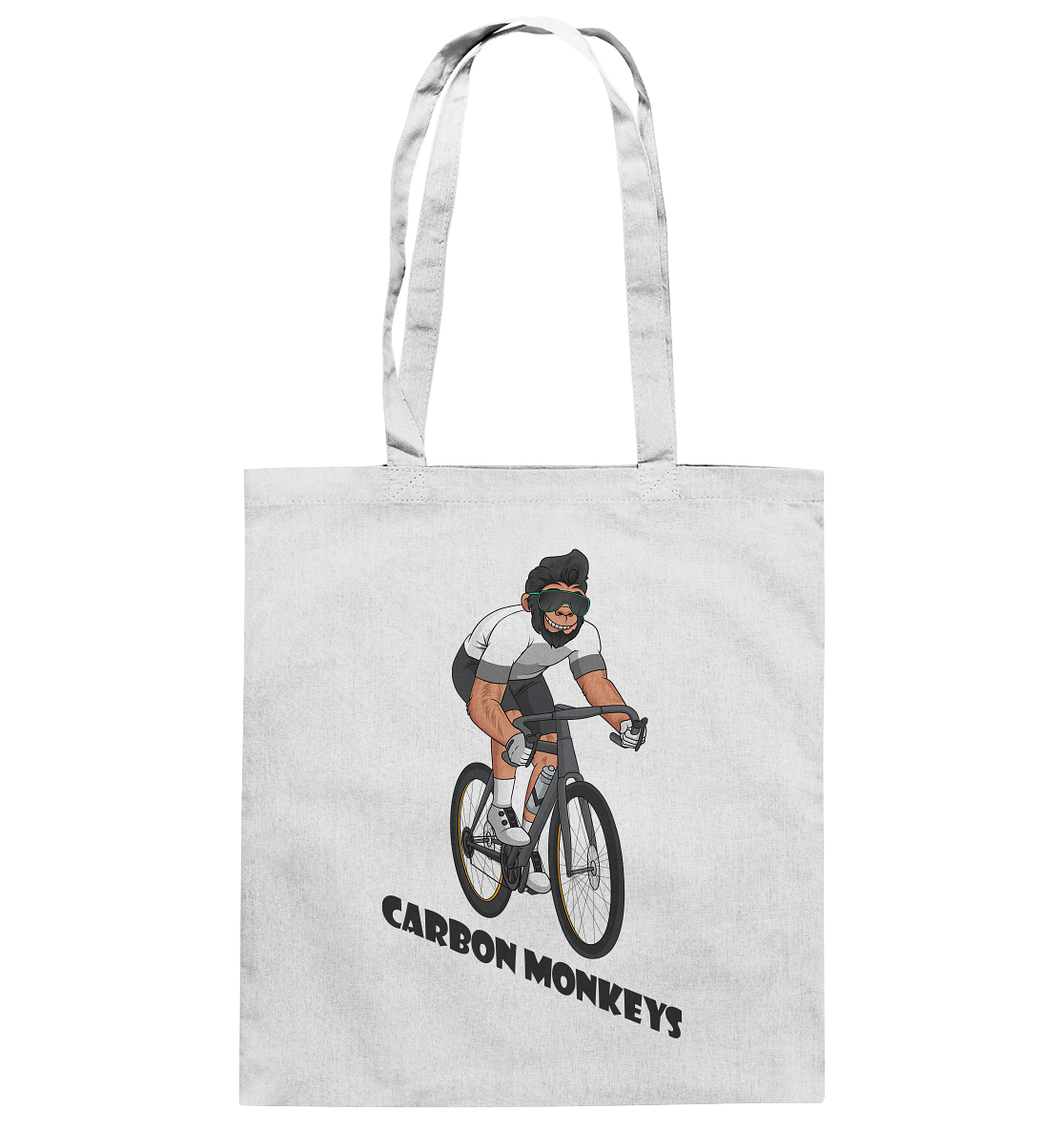 Carbon Monkey Baumwolltasche - Cyclements