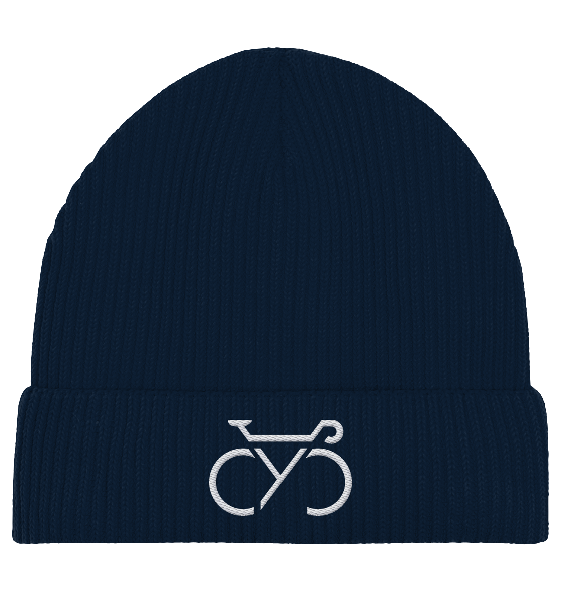 Bestickte CYC Beanie - Organic Fisherman Beanie - Cyclements