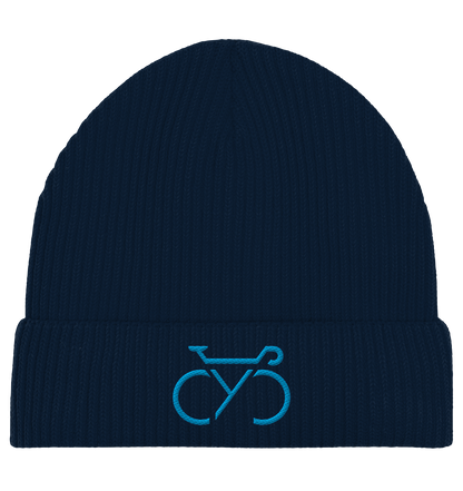 Bestickte CYC  Fisherman Beanie blue