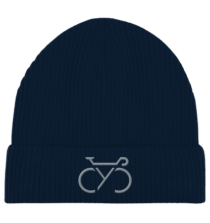 Bestickte CYC  Fisherman Beanie silber