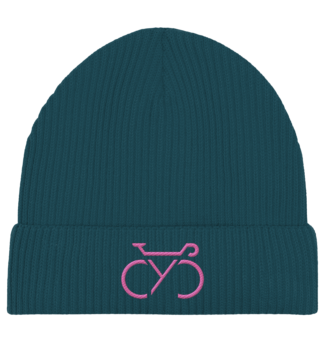 Bestickte CYC  Fisherman Beanie pink