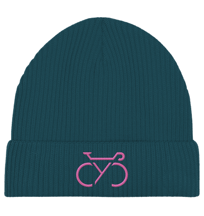 Bestickte CYC  Fisherman Beanie pink