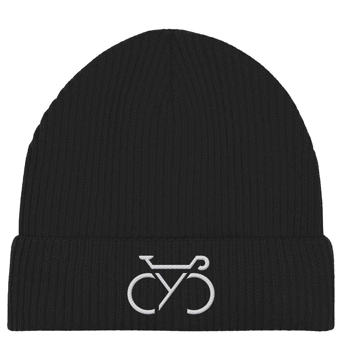 Bestickte CYC Beanie - Organic Fisherman Beanie - Cyclements