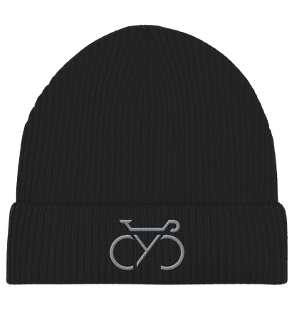 Bestickte CYC  Fisherman Beanie silber