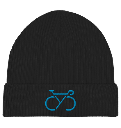 Bestickte CYC  Fisherman Beanie blue