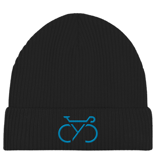 Bestickte CYC  Fisherman Beanie blue