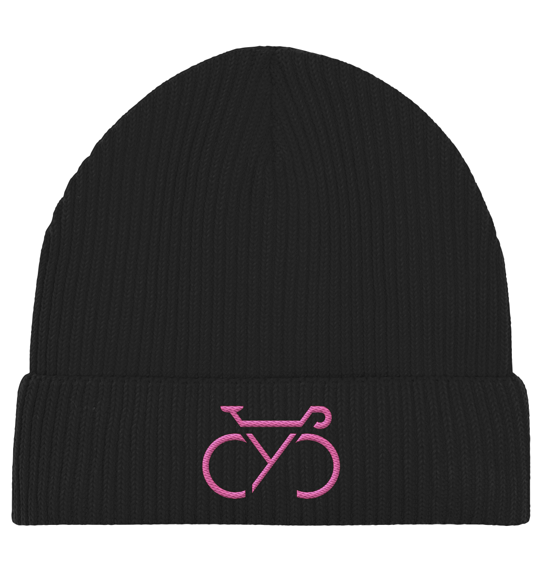 Bestickte CYC  Fisherman Beanie pink