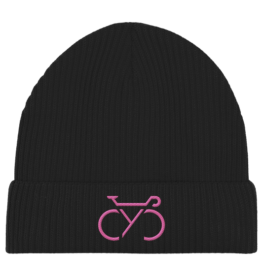 Bestickte CYC  Fisherman Beanie pink