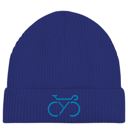 Bestickte CYC  Fisherman Beanie blue