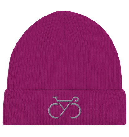 Bestickte CYC  Fisherman Beanie silber