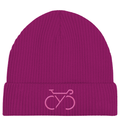 Bestickte CYC  Fisherman Beanie pink