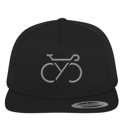 Bestickte CYC   Snapback Cap silber