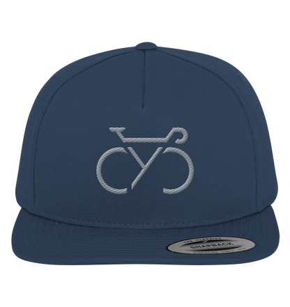 Bestickte CYC   Snapback Cap silber