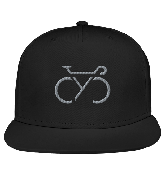 Bestickte CYC   Snapback Cap silber