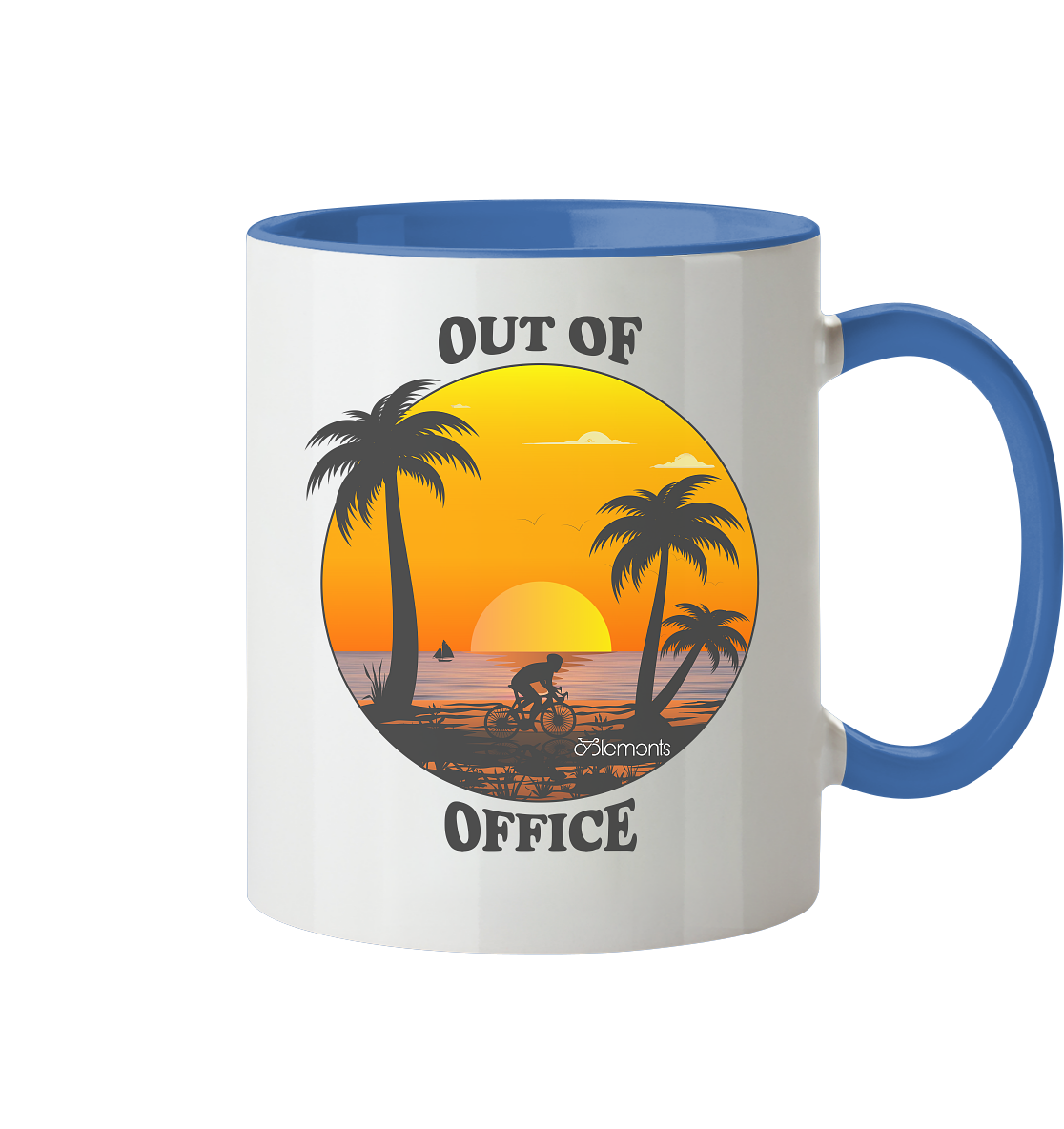 Out of Office - Tasse zweifarbig