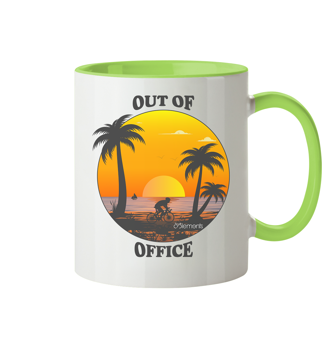 Out of Office - Tasse zweifarbig